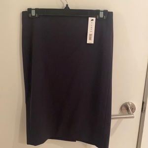 Theory pencil skirt, size 0, navy, NWT